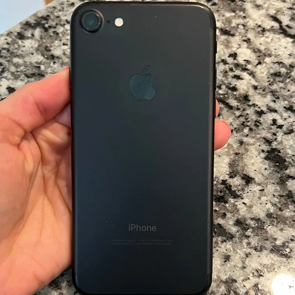 Apple iPhone Matte Black Single-Camera Smartphone